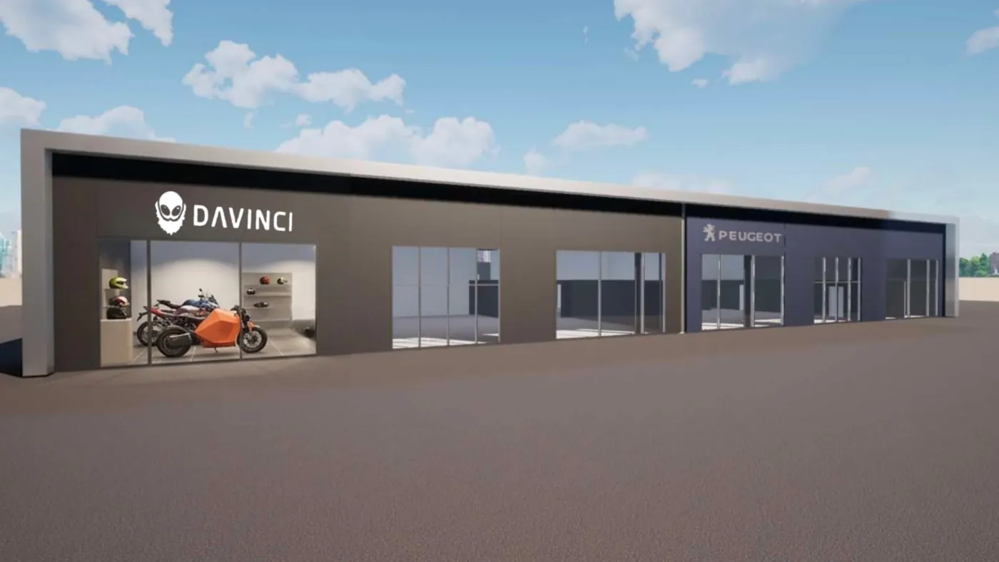 Projet de façade du showroom DaVinci à Bordeaux