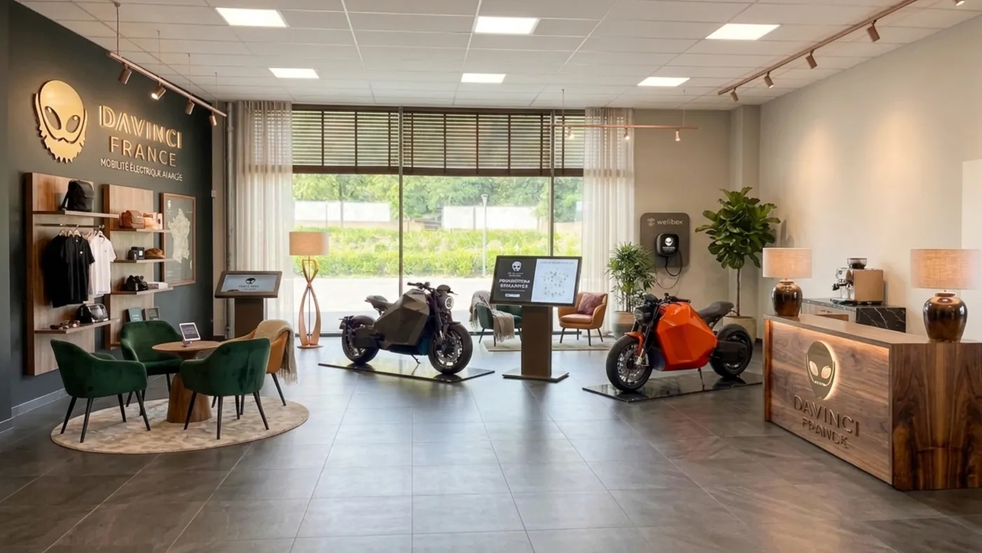 Projet d’aménagement intérieur du showroom DaVinci France